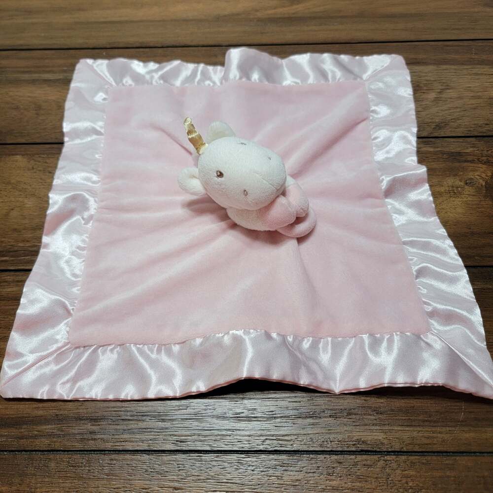 Baby Gund Pink Unicorn Infant Security Blanket Lovey
